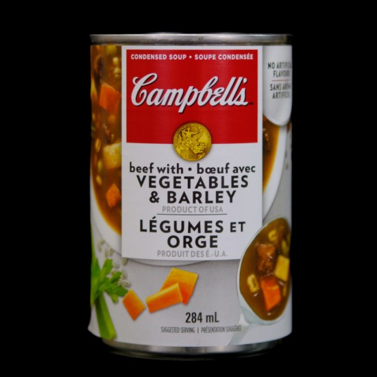 Campbell's Beef with Vegetables & Barley Soup (284ml)