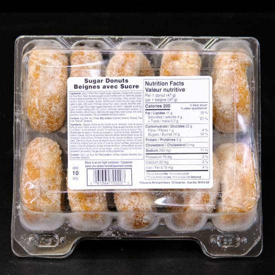 Sugar Donuts (10 Pack)