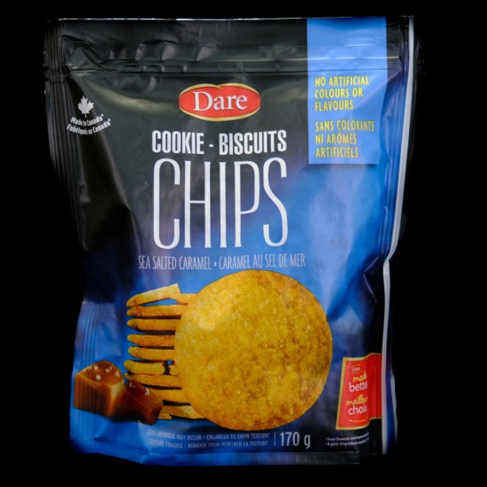 Dare Sea Salted Caramel Cookie Chips (170g)