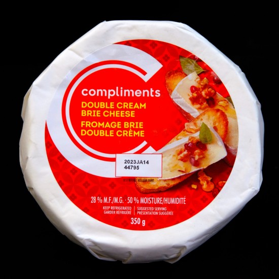 Compliments Double Cream Brie Cheese (350g)