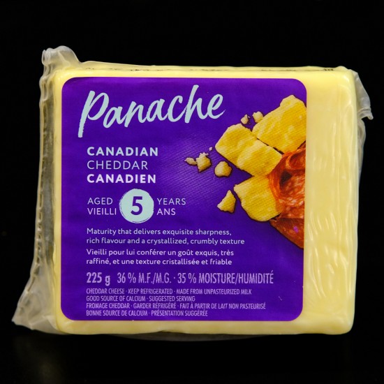 Panache Canadian Cheddar Cheese Aged 5 Years (225g)