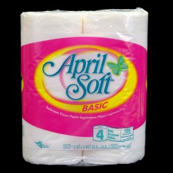 April Soft Basic Bathroom Tissue (4 Rolls) (2 Ply)