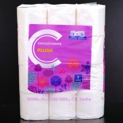 Compliments Bathroom Tissue (12 Rolls) (2 Ply)