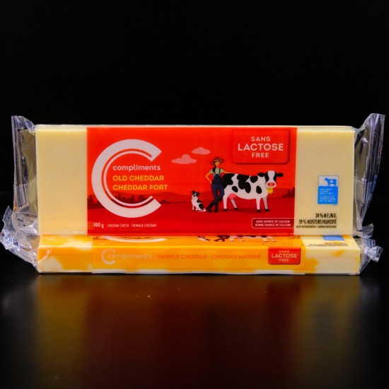 Compliments Lactose Free Cheese (400g)