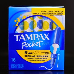 Tampax Pocket Pearl Regular Tampons (16 Count)