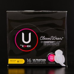 U by Kotex Ultrathin Pads (16 Count)