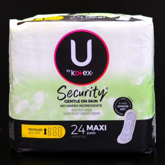 U by Kotex Regular Pads (24 Count)
