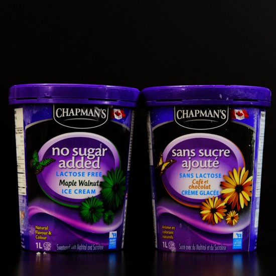 Chapman's Lactose Free No Sugar Ice Cream (1L)
