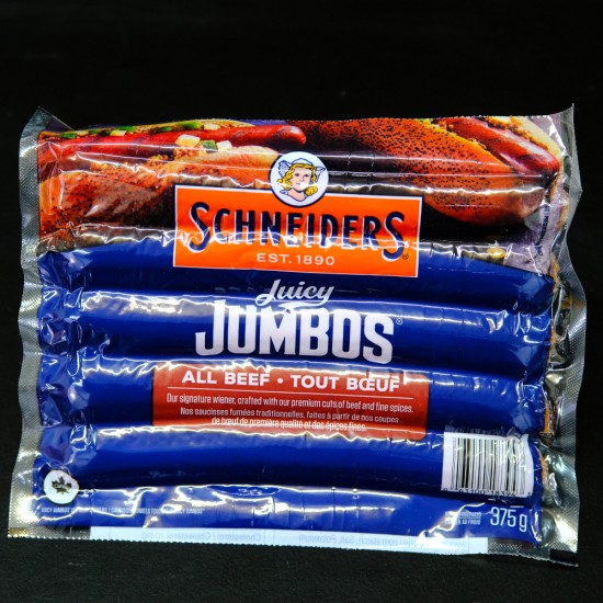 Schneiders Juicy Jumbo All Beef Weiners (375g)